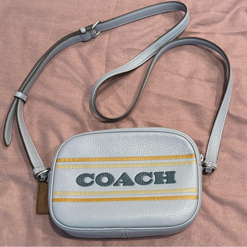 Coach blue and Yellow Crossbody Bag